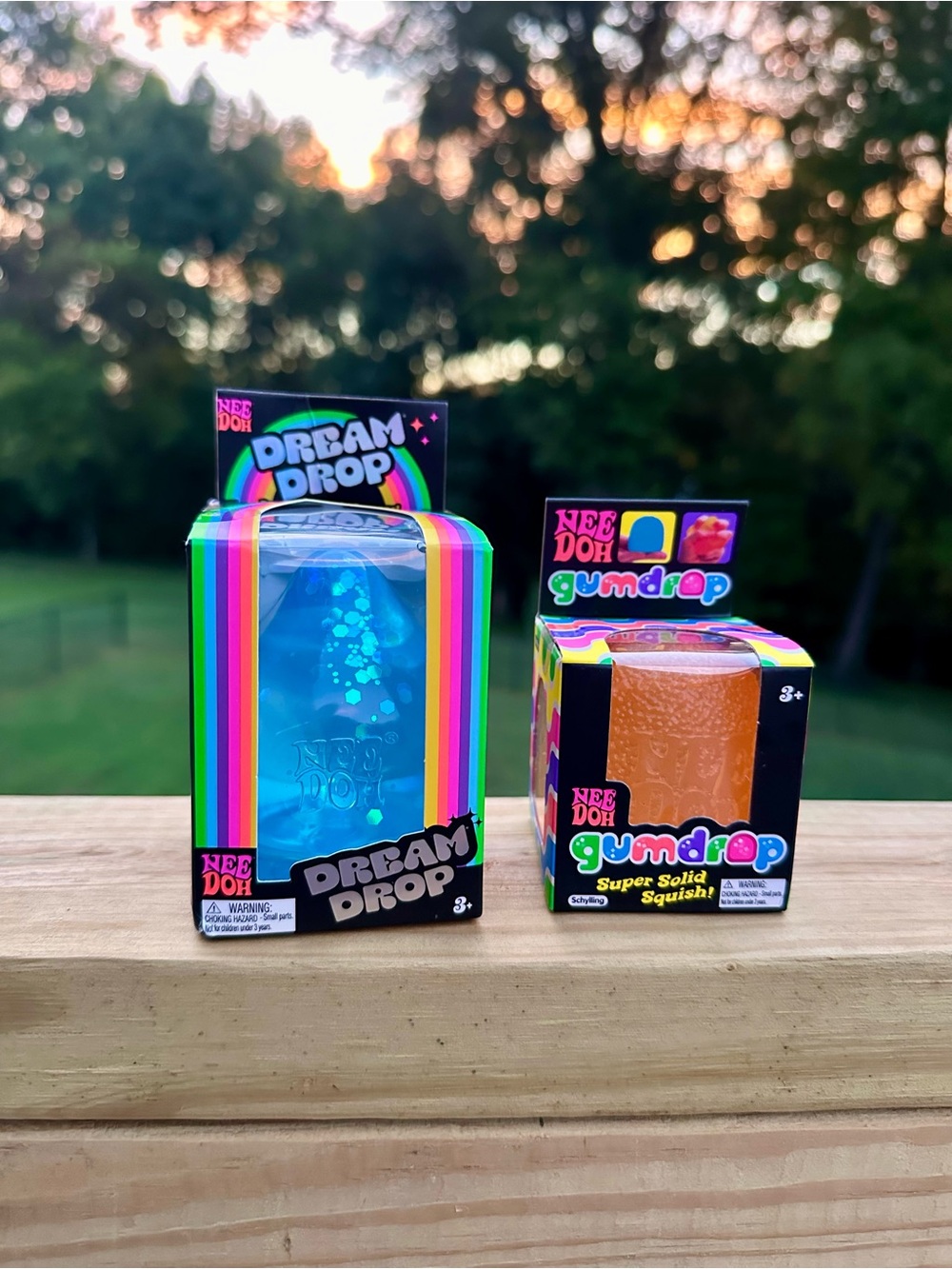 Needoh Dream Drop and Gumdrop SET - New Authentic Nee Doh Schylling Squish Toys